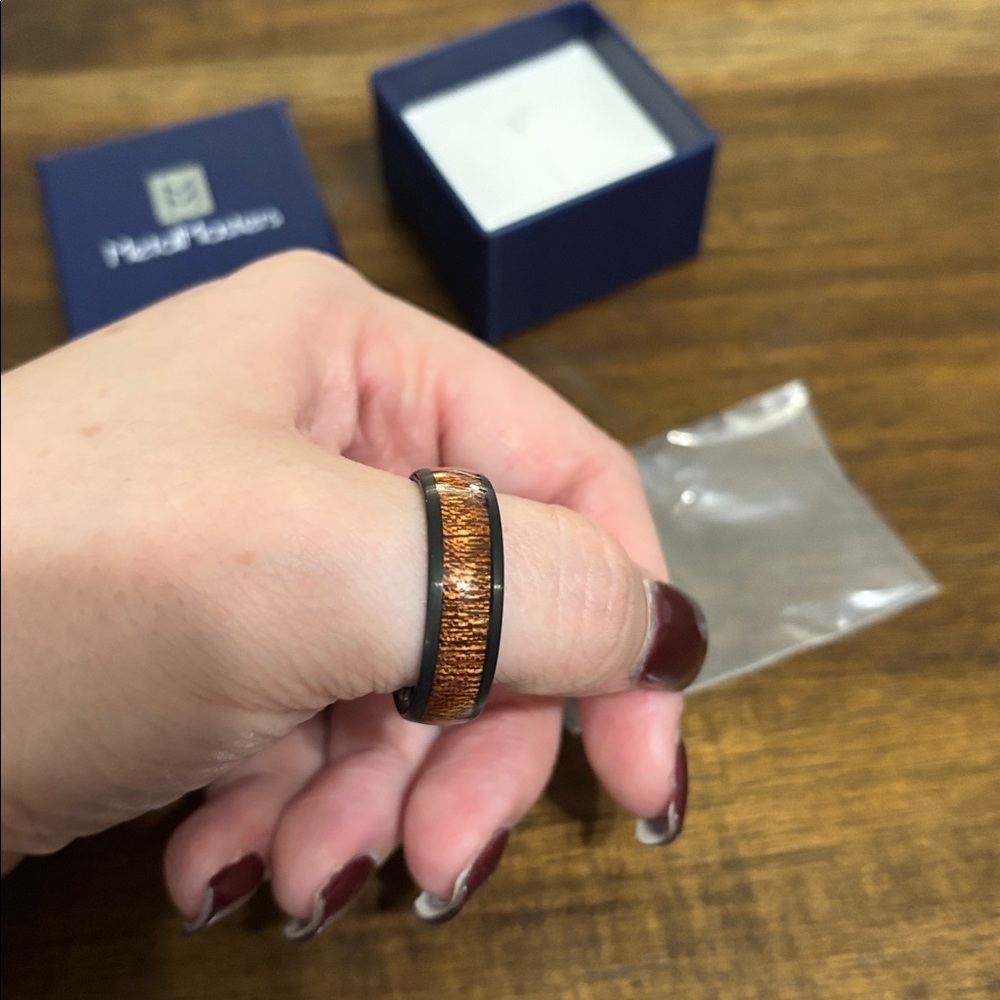 Masters Men's Ring in Black and Brown size 15 - Picture 7 of 10
